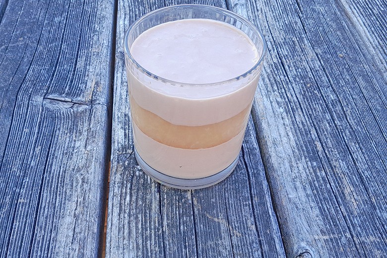 Schokomousse mit Apfel