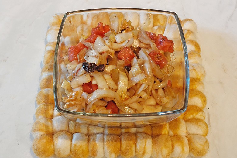 Chicoréesalat mit Melone