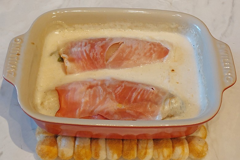 Chicorée mit Schinken