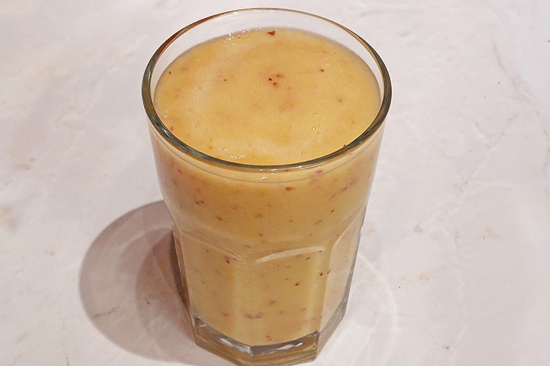 Birne-Holunder-Smoothie
