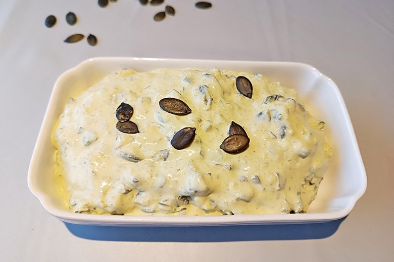 Ei-Kürbiskern-Dip