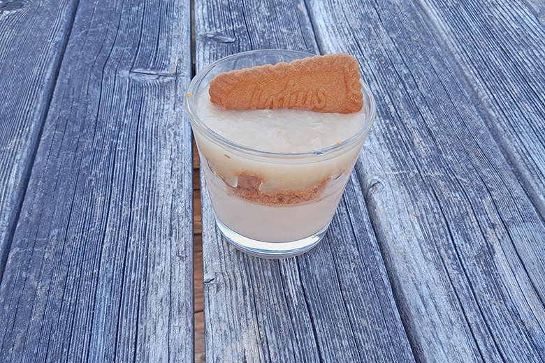 Schoko-Apfel Dessert