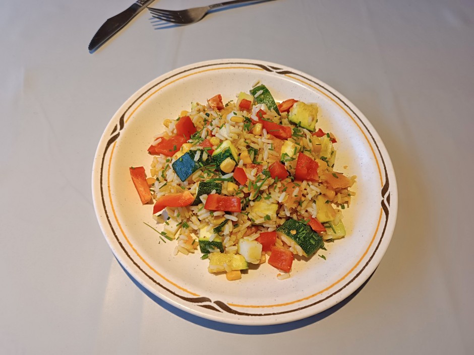 Reis-Gemüse-Pfanne