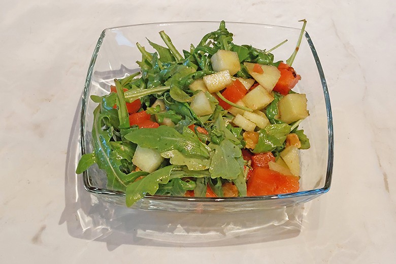 Rucola-Melonen-Salat