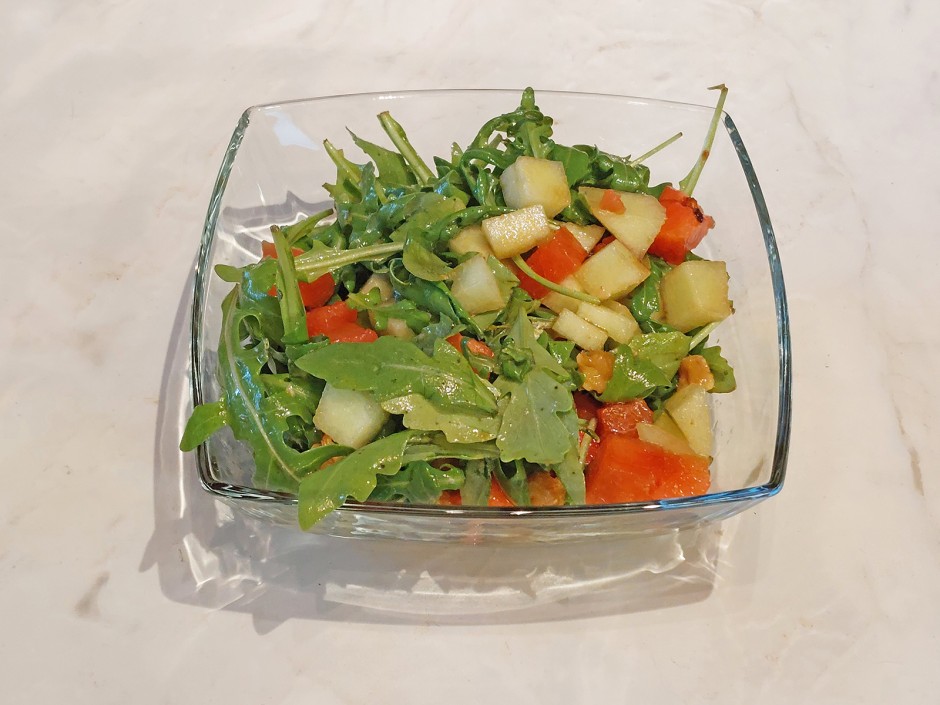 Rucola-Melonen-Salat