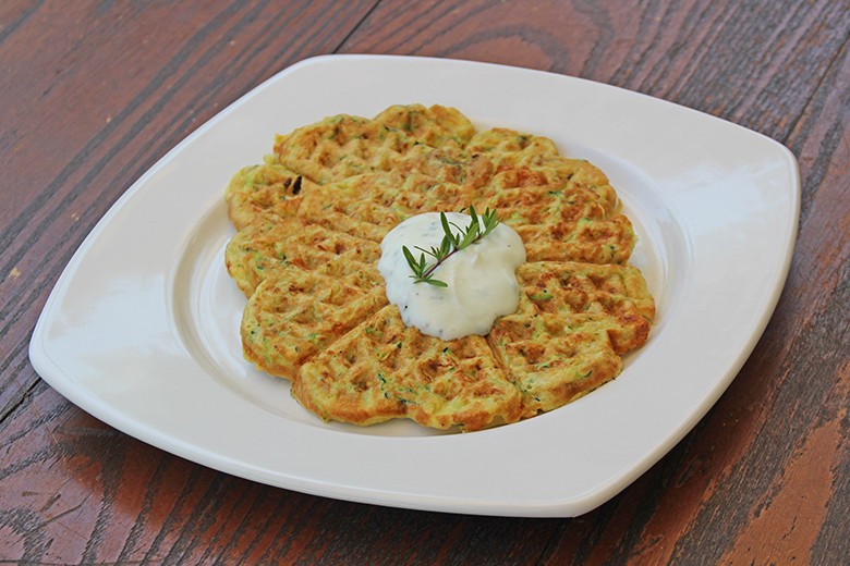 Zucchiniwaffeln