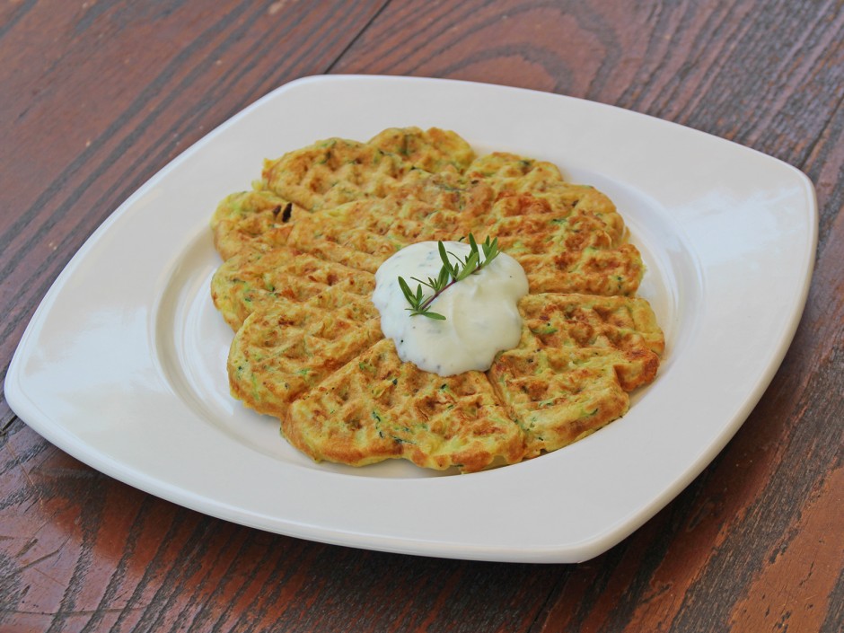 Zucchiniwaffeln