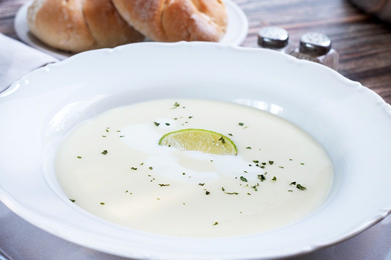 Limetten-Bier-Suppe