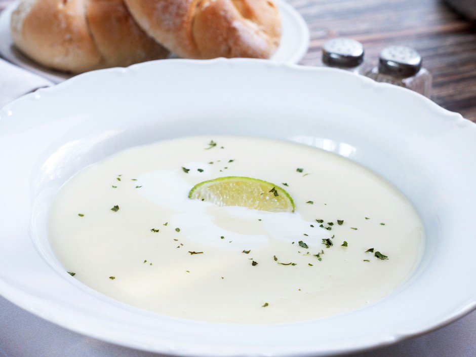 Limetten-Bier-Suppe