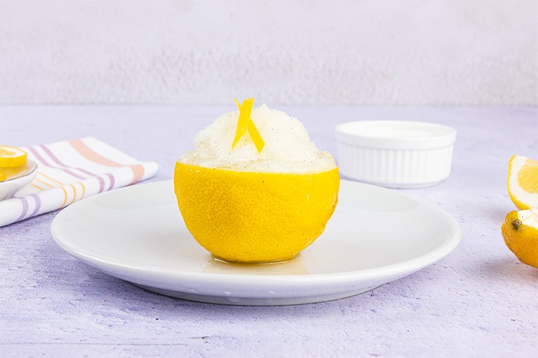 Zitronensorbet