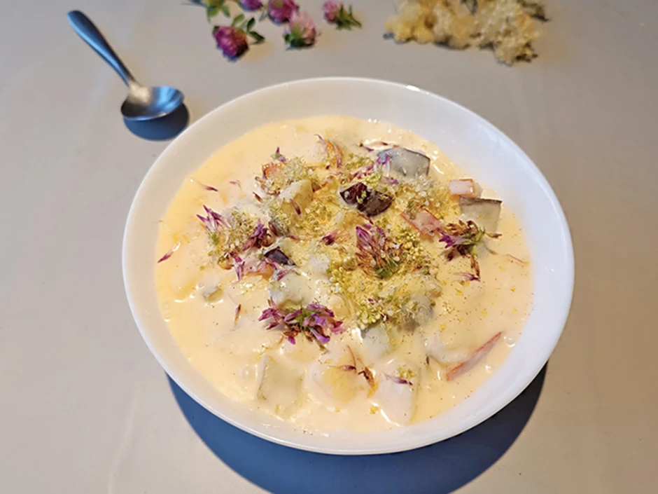 Kaltschale mit Obst