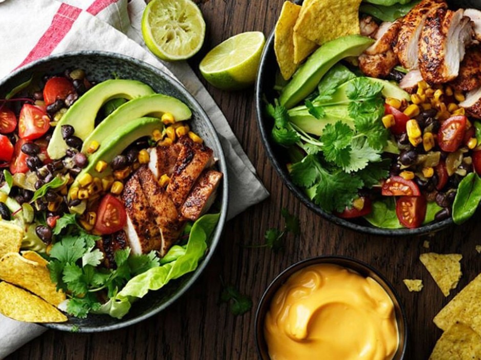 Taco-Hühnchen-Salat