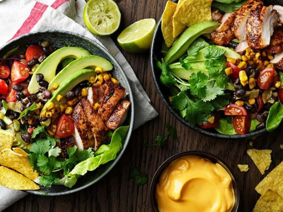 Taco-Hühnchen-Salat