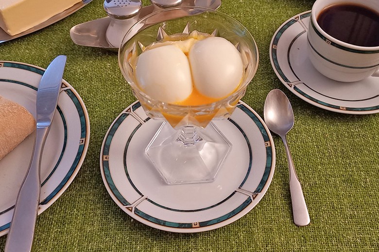 Eier im Glas