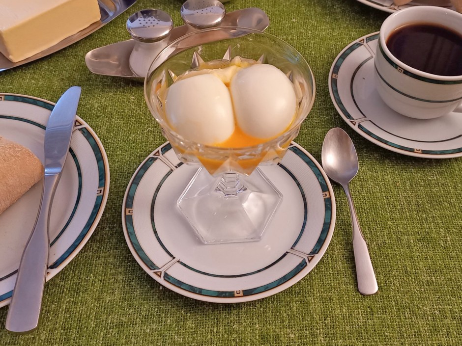 Eier im Glas