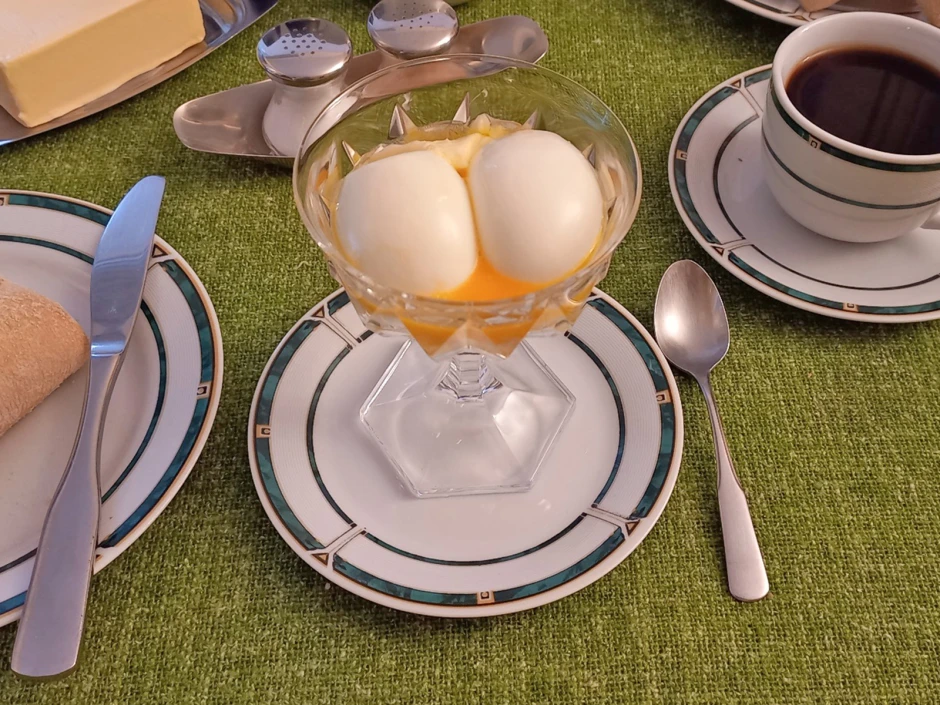 Eier im Glas