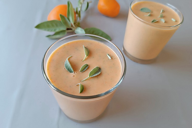 Marillen-Salbei-Smoothie