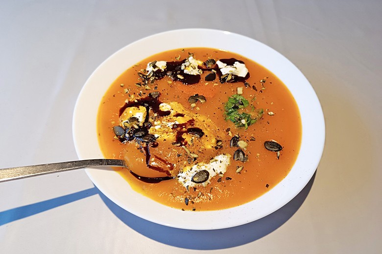 Kürbiscremesuppe