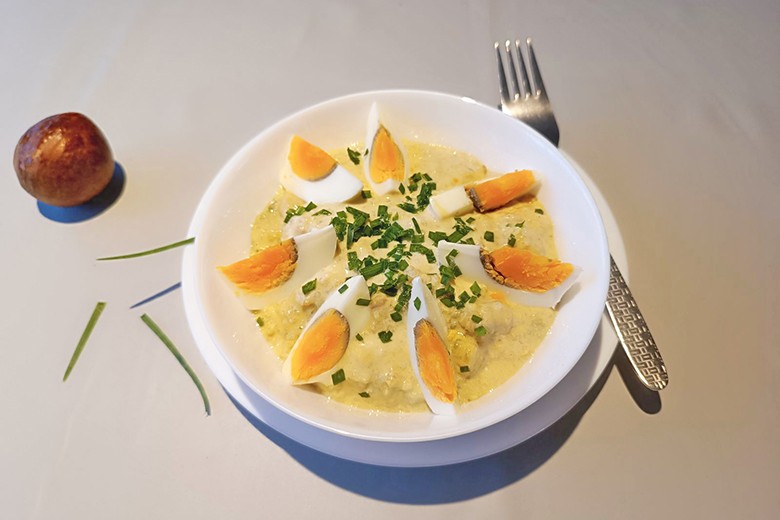 Avocado-Salat mit Ei