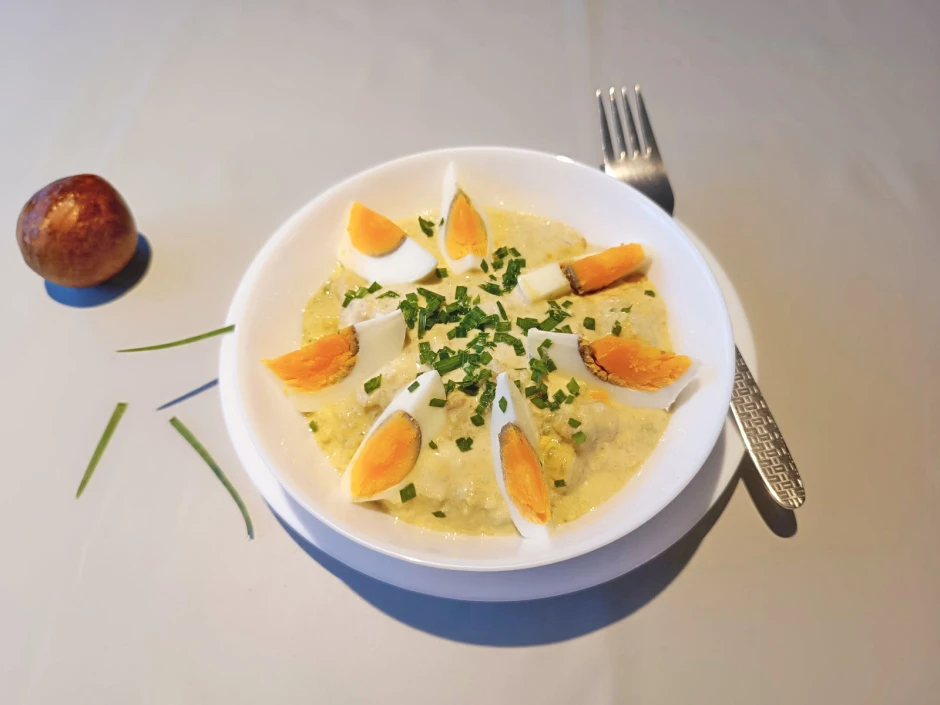 Avocado-Salat mit Ei