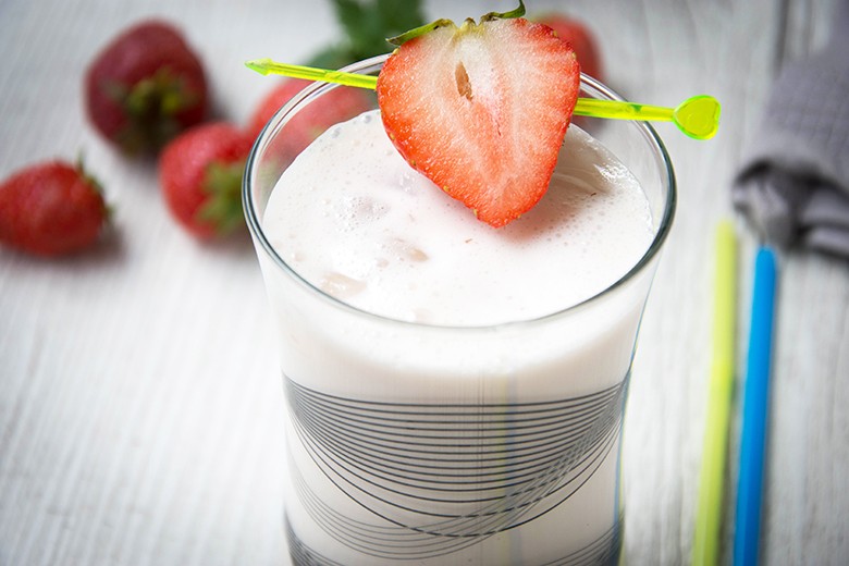 Erdbeer Kokos Smoothie