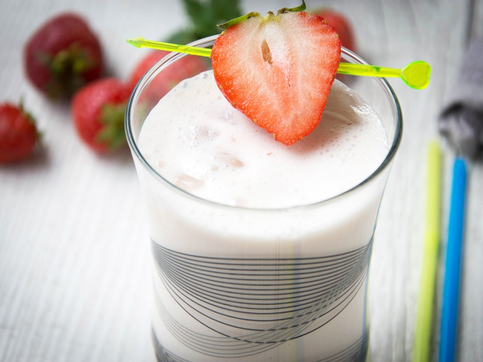 Erdbeer Kokos Smoothie