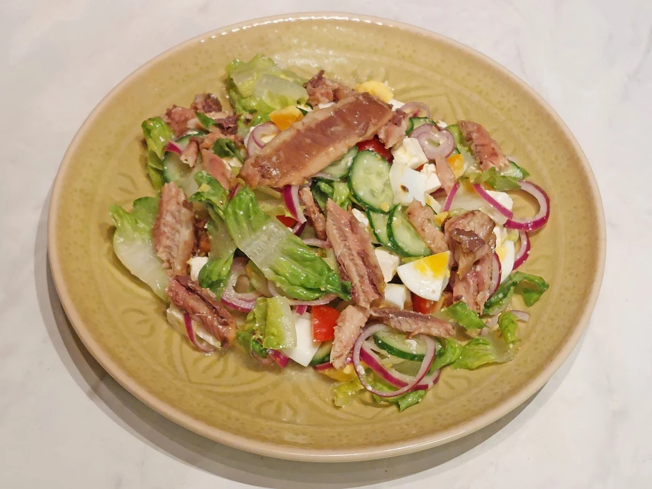 Bauernsalat mit Sardinen