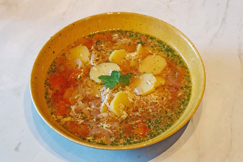 Kartoffel-Zwiebelsuppe