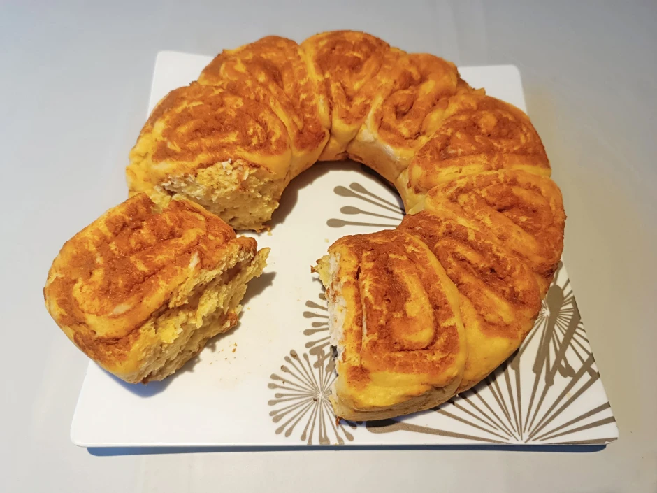 Marillenschnecken aus dem Camping-Backofen