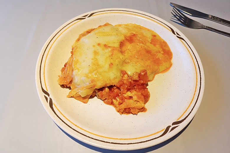 Kürbislasagne aus dem Camping-Backofen