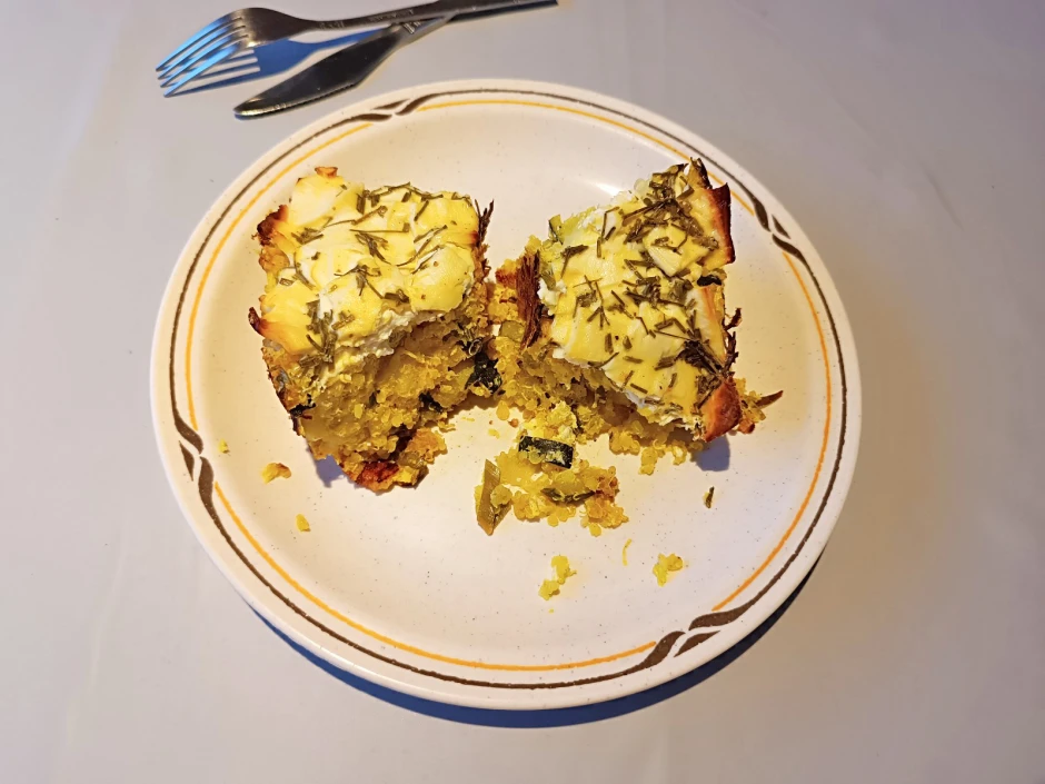 Zucchini-Quinoa Auflauf aus dem Camping-Backofen