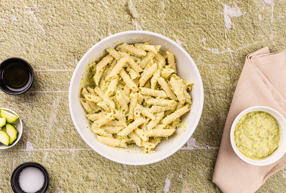 Penne mit Zucchinisoße