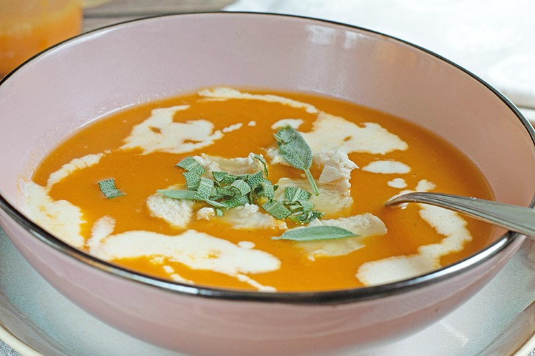 Apfel-Curry-Suppe
