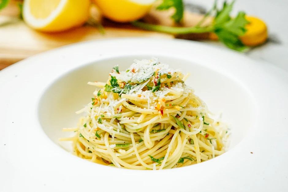 Zitronenspaghetti