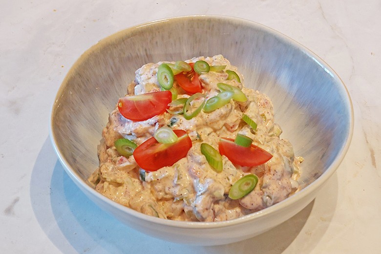 Topfen-Gurken-Paprika-Creme
