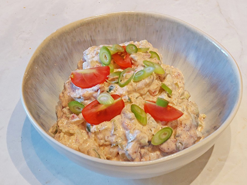 Topfen-Gurken-Paprika-Creme