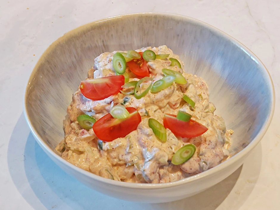 Topfen-Gurken-Paprika-Creme