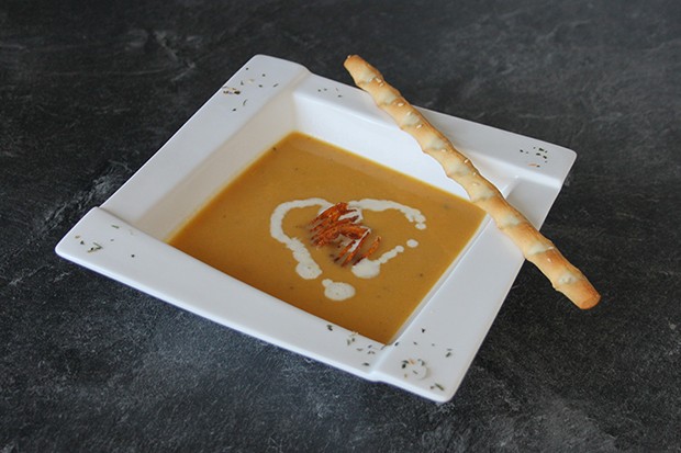Exotische Süßkartoffelsuppe