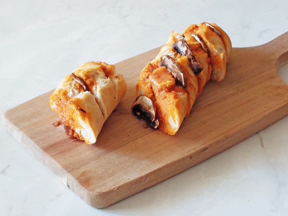 Gefülltes Baguette