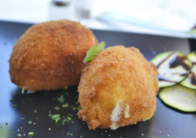 Mozzarella gebacken