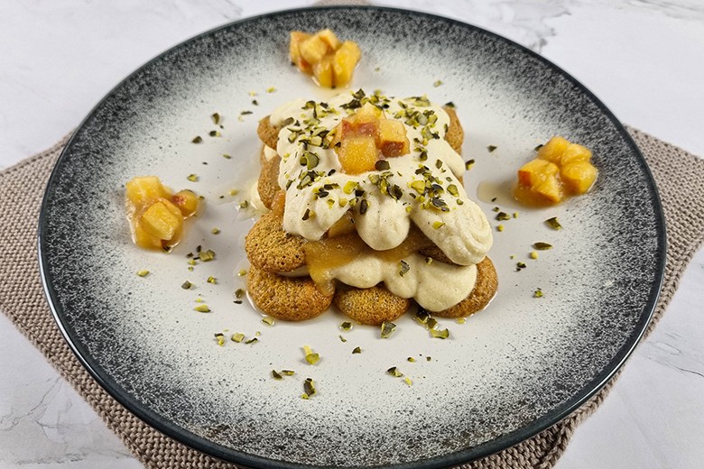 Kürbiskern-Apfel-Tiramisu