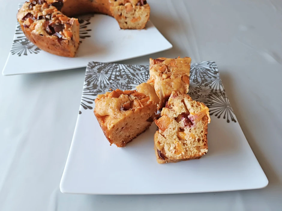 Früchtekuchen aus dem Camping-Backofen