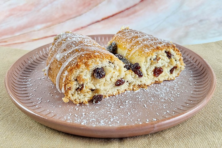 Marzipan-Wickelkuchen