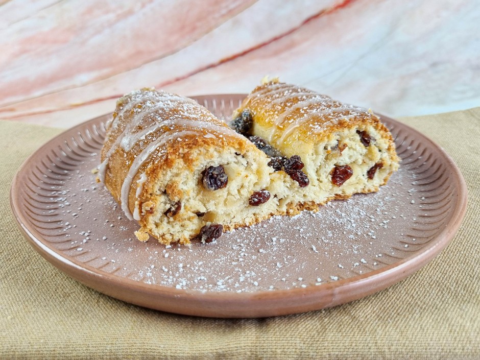 Marzipan-Wickelkuchen