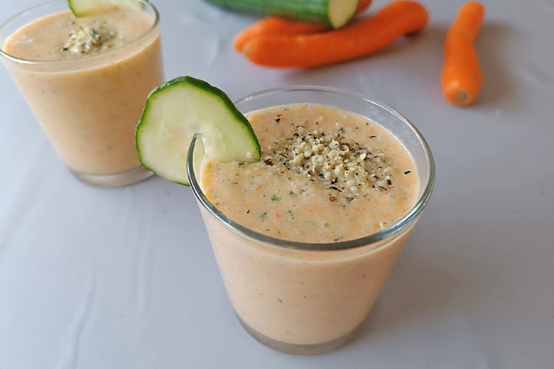 Karotten-Gurken-Smoothie
