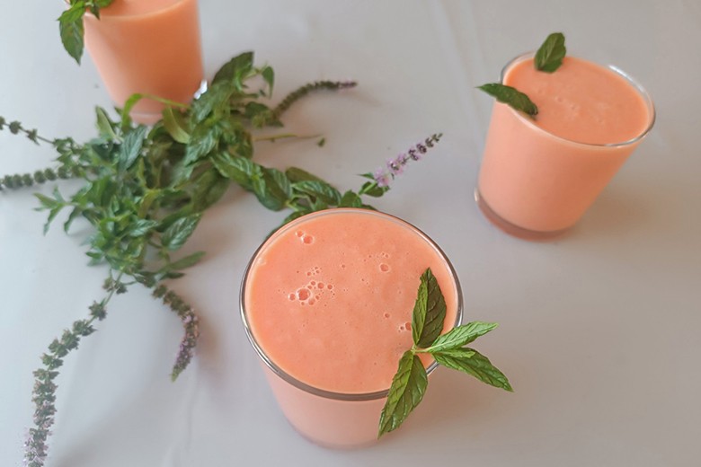 Melonen-Karotten-Smoothie