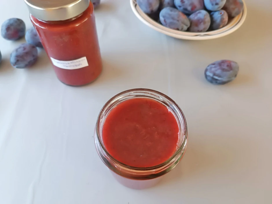 Zwetschkenmarmelade mit Birkenzucker