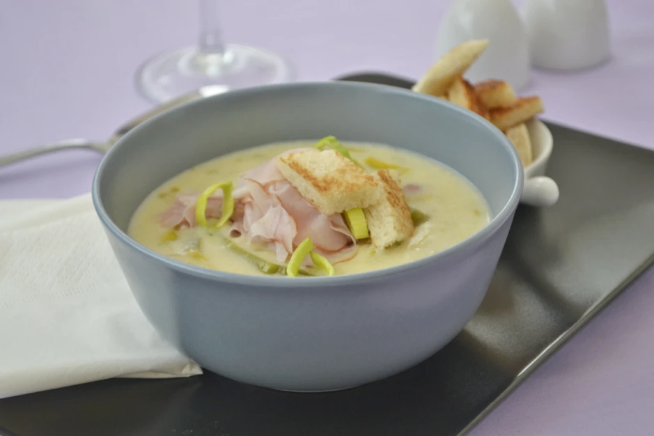 Deftige Lauchsuppe