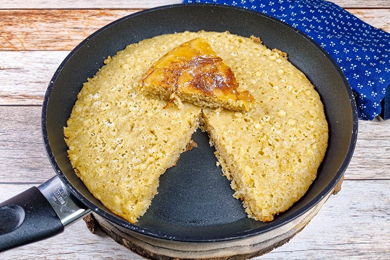 Apfelkuchen im Pfannen-Style