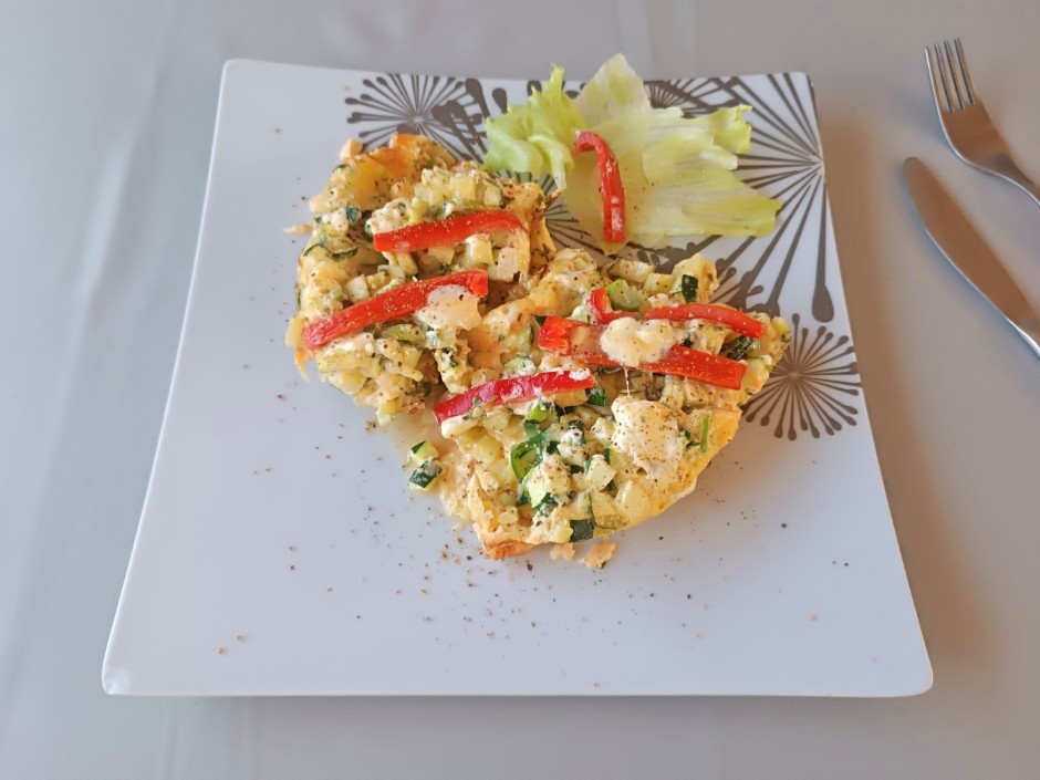 Überbackene Zucchini aus dem Camping-Backofen